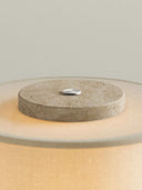 Tischlampe aus Travertinstein | 24cm