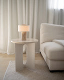 Tischlampe aus Travertinstein | 24cm